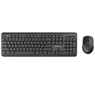 TIPKOVNICA TRUST + MIŠKA SILENT ČRNA TIPKOVNICA TRUST + MIŠKA SILENT ČRNA