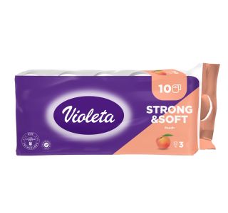 TOALETNI PAPIR VIOLETA STRONG & SOFT BRESKEV 10/1 3-SLOJNI