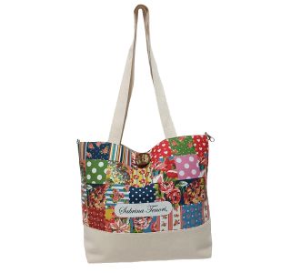 TORBA ZA NA PLAŽO SABRINA TENORI FANTASIA 36X25X56 PISANA