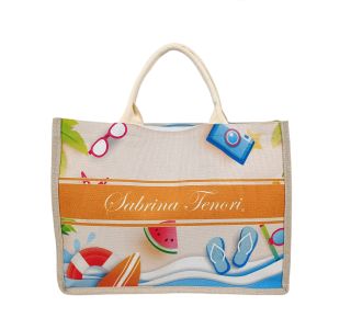 TORBA ZA NA PLAŽO SABRINA TENORI FANTASIA MARE 45X12X56