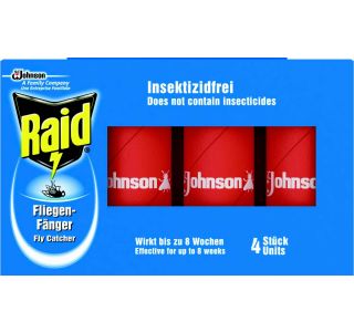 ZAŠČITA PRED INSEKTI RAID TRAKOVI ZA MUHE MUHOLOVEC 4/1