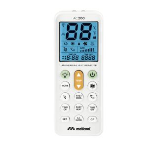 UNIVERZALNI DALJINSKI UPRAVLJALNIK ZA KLIMATSKE NAPRAVE MELICONI AC200 PLUS