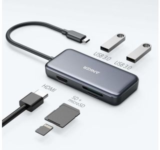 USB RAZDELILEC ANKER PREMIUM 5 IN 1 USB-C HUB USB RAZDELILEC ANKER PREMIUM 5 IN 1 USB-C HUB