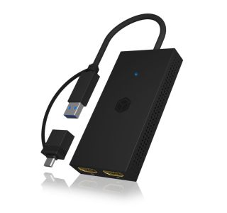 USB RAZDELILEC (HUB) ICY BOX RAZDELILNIK USB-C/A NA HDMI