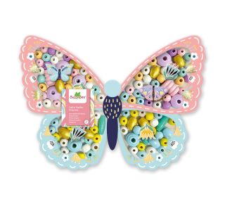 USTVARJALNI SET LESENE PERLE, METULJ USTVARJALNI SET LESENE PERLE, METULJ