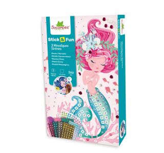 USTVARJALNI SET STICK'N FUN MOZAIK, MORSKA DEKLICA USTVARJALNI SET STICK'N FUN MOZAIK, MORSKA DEKLICA