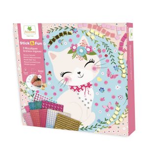 USTVARJALNI SET STICK'N FUN MOZAIK, NAŠI LJUBLJENČKI USTVARJALNI SET STICK'N FUN MOZAIK, NAŠI LJUBLJENČKI