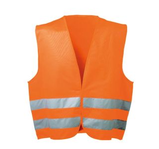 ODSEVNO OBLAČILO PIP TELOVNIK UNIVERZALNI ORANŽEN Z ODSEVNIM TRAKOM