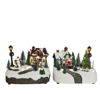 VASICA LUMINEO HIŠKA 19X13X13 CM SORT