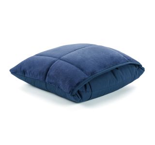 VEČNAMENSKA DEKORATIVNA ODEJA SOFTTOUCH 4V1 - MODRA