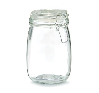 POSODA ZA SHRANJEVANJE ZELLER PRESENT 1000 ML STEKLENA HERMETIK