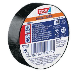 VEČNAMENSKI LEPILNI TRAK TESA ELEKTRO IZOLIRNI TRAK ČRN 10MX15MM VEČNAMENSKI LEPILNI TRAK TESA ELEKTRO IZOLIRNI TRAK ČRN 10MX15MM