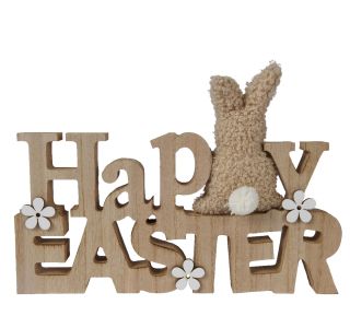 VELIKONOČNI PROGRAM DECORIS NAMIZNA DEKORACIJA-NAPIS 24X16.5 CM