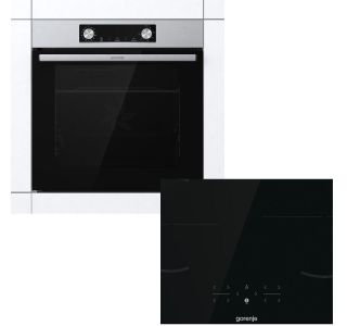 VGRADNA PEČICA + PLOŠČA GORENJE BLACK INDUCTION SET 2