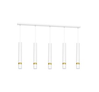 VISEČA SVETILKA MILAGRO JOKER BELA/ZLATA 5XGU10 MLP6122