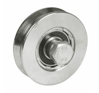 VODILO ZA POMIČNA VRATA KOLO 80 MM TRIKOTNI PROFIL