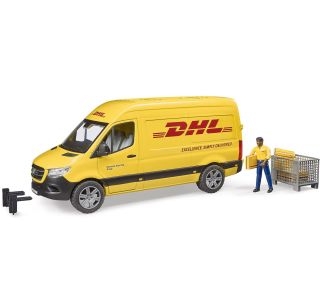 VOZILA BRUDER KOMBI MB SPRINTER DHL 44 CM S FIGUR 02671