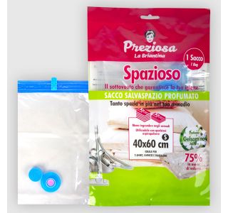 VREČA/DODATEK ZA TEKSTIL LA BRIANTINA VAKUMSKA ZA SHRANJEVANJE PERILA JASMIN 40X60CM