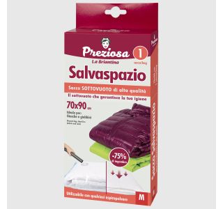 VREČA/DODATEK ZA TEKSTIL LA BRIANTINA VAKUMSKA ZA SHRANJEVANJE PERILA VELIKA 70X90CM