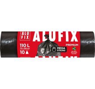 VREČKE ZA SMETI ALUFIX 110 L/10 ČRNE