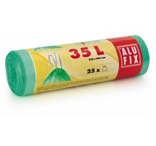 VREČKE ZA SMETI ALUFIX 35 L 25/1 Z VRVICO