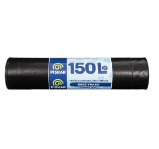 VREČKE ZA SMETI PISKAR 80X100 CM 150 L 10/1 VREČKE ZA SMETI PISKAR 80X100 CM 150 L 10/1