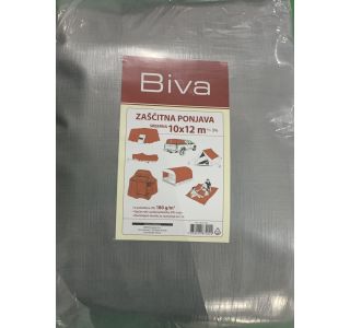 ZAŠČITNA PONJAVA BIVA ZAŠČITNA PONJAVA 10X12 M 180G/M2 SREBRNA