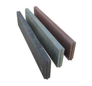 BETONSKI ROBNIK ZOBEC VRTNI -5-POLKROŽEN ČRN 50X200X1000 MM