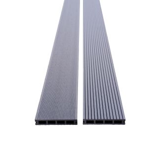 WPC DESKA ZA TERASO BAMBUSWPC ANTRACIT 2200X150X25 MM OZKO/ŠIROKO REBRANA