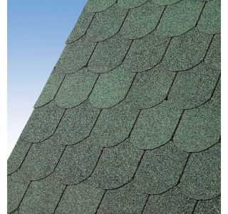 ZA VODOTESNOST STREHE KARIBU STREŠNIKI KLASIČEN ZELEN 34X6X100