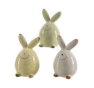 ZAJČEK IZ PORCELANA, BELA/RUMENA/ZELENA, SORT ZAJČEK IZ PORCELANA, BELA/RUMENA/ZELENA, SORT