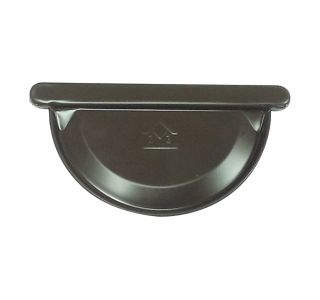 ZAKLJUČEK ZA ŽLEB ŠUŠTERŠIČ 33 CM POCINKAN RJAV