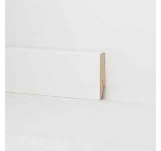 ZAKLJUČNA TALNA LETEV FLOOREXPERTS MDF DEKOR F001 58X18 BELA NATIČNA M61