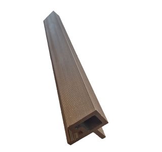 ZAKLJUČNA VOGALNA LETEV BAMBUSWPC WPC FASADNI SISTEM ' KOTNI PROFIL KAVA