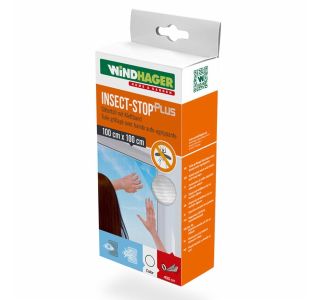 KOMARNIK ZA OKNO FLYSTOP 100X100CM, BELA, S TRAKOM