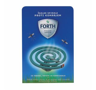 ZAŠČITA PRED INSEKTI FORTH ŽGALNE SPIRALE PROTI KOMARJEM 10/1 ZAŠČITA PRED INSEKTI FORTH ŽGALNE SPIRALE PROTI KOMARJEM 10/1