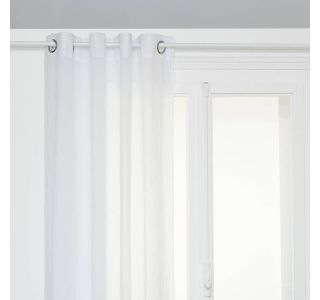 ZAVESA ATMOSPHERE PAXTA 130X240 CM BOMBAŽ/PES BELA