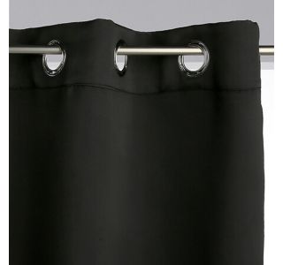 ZAVESA ATMOSPHERE ZATEMNITVENA 140X260CM PES ČRNA