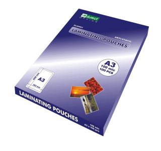 ŽEPKI ZA PLASTIFICIRANJE A3 100MIC D.RECT 1/100, 008652 ŽEPKI ZA PLASTIFICIRANJE A3 100MIC D.RECT 1/100, 008652
