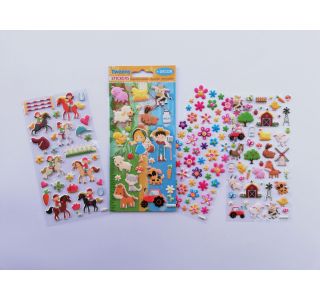 ZIMSKO USTVARJANJE RAYHER NALEPKE TWEENY SORT. XMAS 9X17.5CM