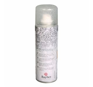 ZIMSKO USTVARJANJE RAYHER SPREJ Z BLEŠČICAMI SREBRN, 125 ML
