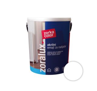 POKRIVNI PREMAZ ZORKA DEKOR ZORALUX AKRILNI EMAJL LAK RADIATOR BELA 0.7 L 9016 POKRIVNI PREMAZ ZORKA DEKOR ZORALUX AKRILNI EMAJL LAK RADIATOR BELA 0.7 L 9016