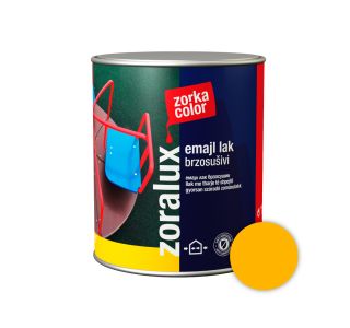 POKRIV.PREM.ZA KOV.,LES ZORKA DEKOR ZORALUX EMAJL LAK RUMEN 0.75 L 2436 HITROSUŠEČI