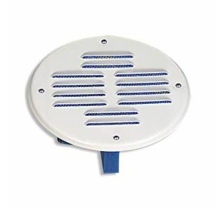 ZRAČNIK BREZ REGULACIJE VAFRA ALU FASADNI FI 100 OKROGLI Z MREŽO