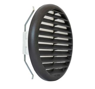 ZRAČNIK BREZ REGULACIJE VAFRA PVC FASADNI FI 125 ANTR. OKROGLI Z VZMETJO ZRAČNIK BREZ REGULACIJE VAFRA PVC FASADNI FI 125 ANTR. OKROGLI Z VZMETJO