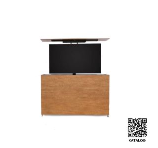 ZUNANJA OMARA ZA TV MS VISCOM  KOMPAKTNA PLOŠČA - LESNI DEKOR