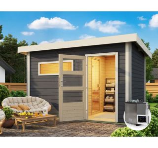 FINSKA SAVNA SKROLLAN 2+9KW GRELEC ZR ZEMELJSKA SIVA