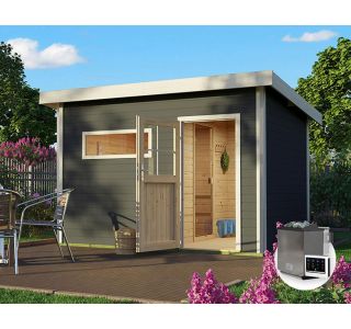 FINSKA SAVNA SKROLLAN 2+9KW GRELEC ZR ZEMELJSKA SIVA