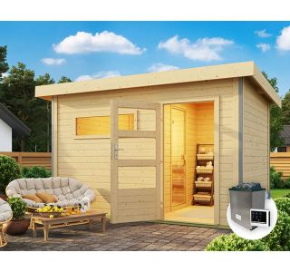 FINSKA SAVNA PELLE+9KW GRELEC BIO ZEMELJSKA SIVA