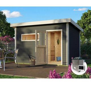 FINSKA SAVNA SKROLLAN 2+9KW GRELEC BIO ZEMELJSKA SIVA